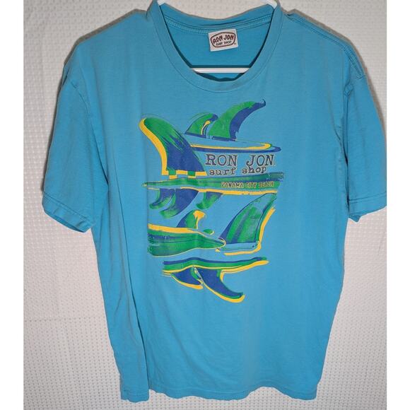 Ron Jon Surf Shop Other - Ron Jon Surf Shop T-Shirt Men's Blue M Panama City Beach Graphic Surfboards Tee